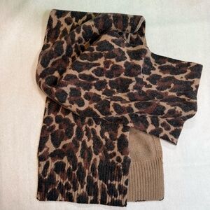 J. Crew | Leopard Print Scarf